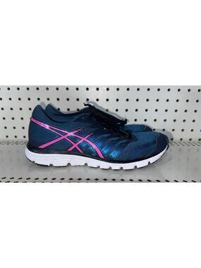 ASICS GEL-Zaraca 4 Womens Athletic Running Shoes Size 7 Blue Pink Black T5K8N
